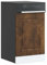 vidaXL Panel para lavavajillas Kalmar Roble Ahumado 45x1,5x67 cm, Panel Frontal de lavavajillas, Panel, Panel de Puerta Frontal de lavavajillas