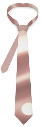RKJVB Men Ties Casual Neckties Rose Gold Glitter Woman Necktie Formal Ties Business Neck Ties for Wedding Groomsmen Party, Rose Gold Glitter, 59 × 3 inches