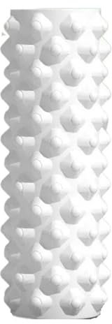 Pilates Reformer Yoga -Säulenschaumachse 30/45 cm Fitness Muskelmassage Roller Pilates Übung für Rücken Taillenschenkel Wirbelsäule Haus Fitnessmatte(White 30x10cm)