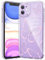 CASBST Compatible with iPhone 11 Phone Case, Clear Case with Cute Butterfly Pattern Design for Girls Women, Slim Soft TPU Shockproof Protective Aesthetic Phone Cover for iPhone 11 (Pink Butterfly)
