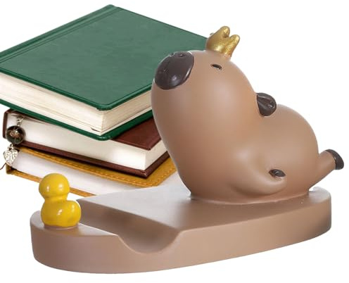 Capybara Telefonständer, süßer Capybara -Telefonhalter,Capybara Action Figure Tablet Stand | Exquisites Handheld -Desktop -Tischdekorationszubehör für Wohnzimmerauto