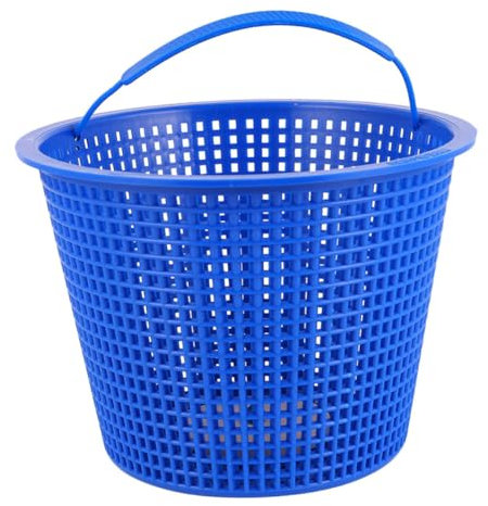 HEMOTON Panier Filtrant De Piscine en Plastique Plat Bleu Accessoire Piscine pour Filtration Collecte De Feuilles Et Débris Compatible Hors-Sol