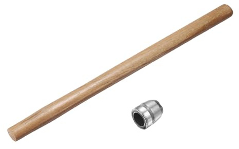 sourcing map Wood Sledge Hammer Handle 27.6 Hammer Wooden Replacement Handles with Round Wedges for 6lb Round Octagonal Head Decking Framing Carpentry Construction DIY Sledge Axe Tools