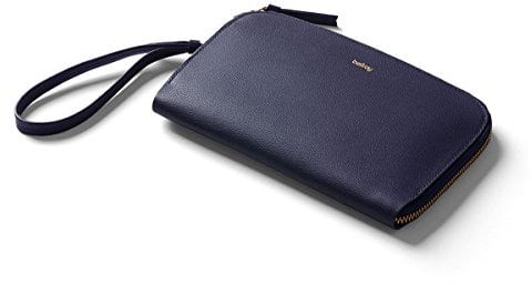Bellroy Clutch. Damen Leder Tasche Handtasche oder Geldbörse (für 9+ Karten, Bargeld, Smartphone, kleine persönliche Dinge)-Navy