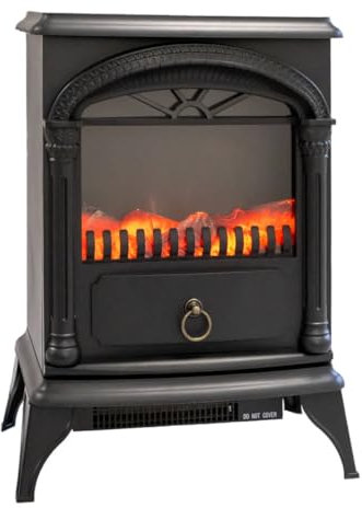 Caminetto elettrico 1800 W effetto fiamme Niklas riscaldamento infrarossi luce effetto fuoco