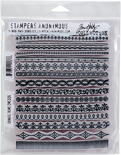 Cling RBBR Stamp Set Ornate TRM