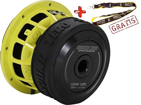 Ground Zero gzhw 16 SPL 1000 Watt. 16 cm Subwoofer. 2 X 2 Ohm doppio magnete.
