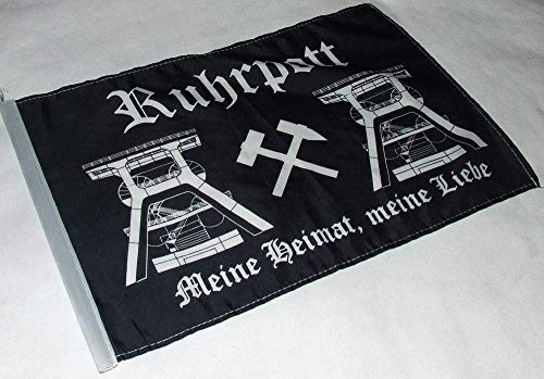 generisch Ruhrpott Fahne/Flagge 30x45 cm mit Hohlsaum