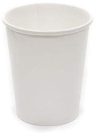 1000 White Paper Water Cooler Cups - Recyclable Biodegradable Disposable. Hot and Cold Use. 8oz 225ml