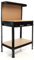 Banco Taller 800x500x1400mm Mesa Taller Superficie Trabajo Panel Perforado Balda Cajón Herramientas Marrón
