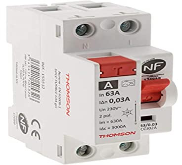 Thomson Interrupteur différentiel à vis 63A type A NF