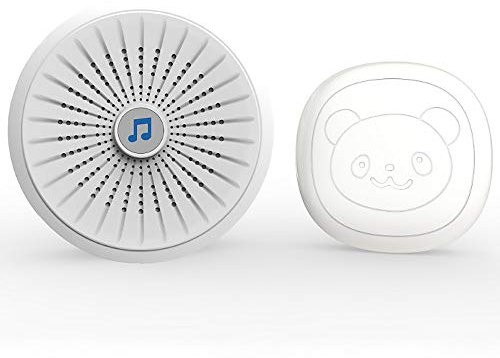 Opaltool Wireless Dog Door Bell Pet Training Doorbell Smart Doggie Potty Communication Doorbell with Super-Light Press Button for Dog Training