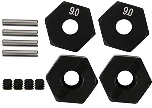 Tbest Radsechskantnabe, Hochwertiger Upgrade-Teil aus Aluminiumlegierung Hex Nabenadapter 9.0mm für vielseitige Offroad Modell Anwendungen