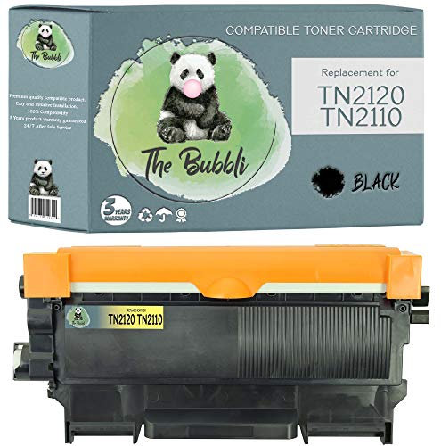 The Bubbli Original | TN2110 TN2120 TN 2110 2120 Kompatible Toner für Brother HL-2140 MFC-7440N DCP-7030 HL-2170W HL-2150N MFC-7320 MFC-7840W DCP-7045N DCP-7040 HL-2150 MFC-7340 (1 SCHWARZ)