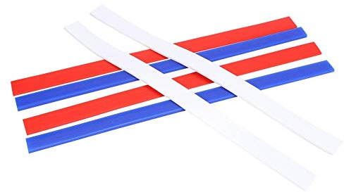 3 Pcs Silicone Rolling Strip Pin Rail Track Bar Leveler Strips Set Perfection Thickness Guides Leveling Device for Pastry Baking Cookies Length 15 inch 2mm 4mm 6mm