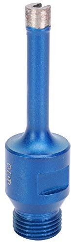Broca para sierra de corona, BSP Broca de 1/2 pulg. Broca de diamante Broca de diamante resistente al desgaste Tamaño pequeño Cómodo de usar para amoladora angular(10mm)