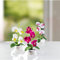 Dekoleidenschaft 3 Orchideen im Keramik-Topf, weiß/pink, 28 cm hoch, Kunstpflanze, Zierpflanze, Büropflanze, Kunstblumen, Deko-Pflanzen