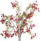 Mokyler 4 Stück künstliche Beerenzweige mit langem Stiel, 60 cm rote Beerenstiele, künstlicher Beerenstrauß für Tischdekoration, Vase, Zuhause, Weihnachtsdekoration, 27.5 Inches