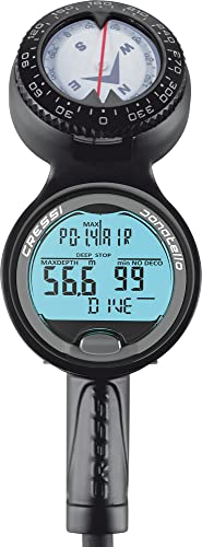 Cressi Donatello Console 3 Bar Buceo, Unisex-Adult, Negro