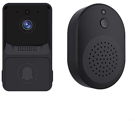 Funkklingel Wiederaufladbar, Klingel Mit Kamera, 1080P Video Nachtsicht Türklingel Klingel Wireless Doorbell Funkklingel Gegensprechanlage Für Deine Haustür
