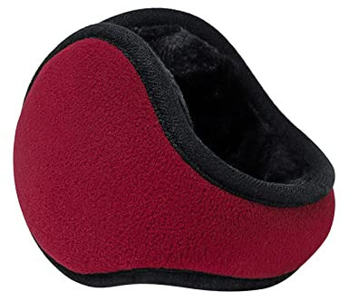 DUHGBNE Couleur Cache-oreilles Chaud Cache-oreilles Hommes Extérieur Épais Femmes Solide Unisexe Cache-oreilles Cache-oreilles Enfants Cache-oreilles Cache-oreilles Enfants Cache-oreilles, rouge,