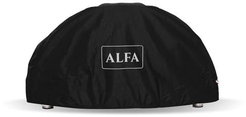 Alfa Forni Coperture per barbecue della marca Modello Tel copriforno Nero 2 Pizze (Futuro)