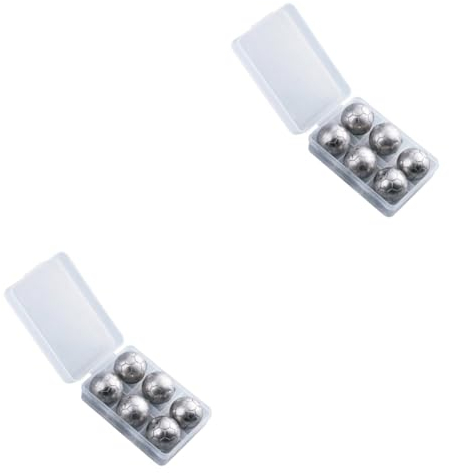 DECHOUS 2 Sätze Fußball-eis-pellets Barzubehör Eisbox Kühler Kühlender Eiswürfel Trinken Kühler Aus Edelstahl Wiederverwendbare Whiskykugel Metall Schimmel Plastik Mann