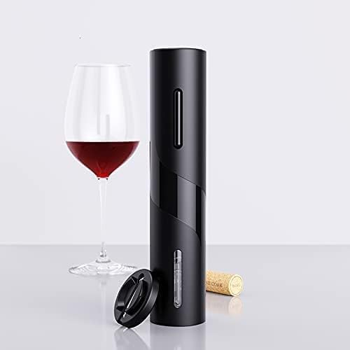 SQUADO Sacacorchos eléctrico Abrebotellas profesional, portátil con cortador de aluminio para vino, abrebotellas eléctrico con cortador,Tapón,Vertedor