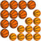JMZLLRX 20 Stück Basketball Stickerei Aufnäher zum Aufbügeln und Aufnähen, Basketball Aufnäher Applikation Sport Stickerei Patches für Kleidung Rucksack Schuhe Jacke Jeans Hut