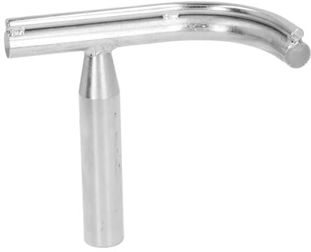 Poggia Utensile per Tornio per Legno Curvo a J in Acciaio Legato, 25 Mm, per Base del Tornio