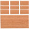 PATKAW 10 Stück Spanische Zedernholzplatten Für Humidor Zedernholzschachtelstücke Spanisches Zedernholzfurnier Holzstreifen Zedernholz-Humidor-Zubehör