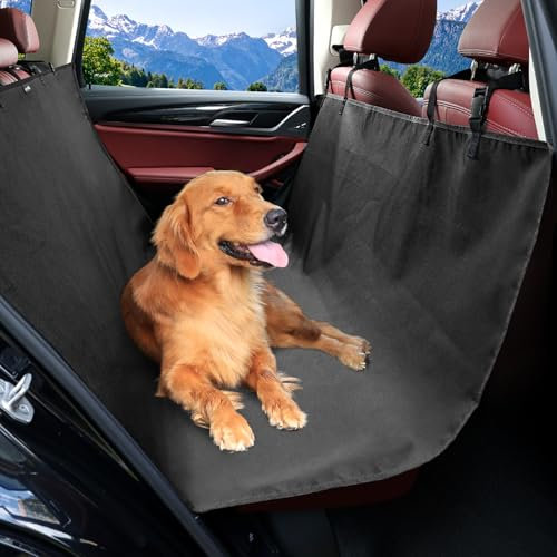 KYG Housse de siège auto 600D Oxford imperméable antidérapante et anti-rayures, housse de siège arrière de voiture universelle 146 x 146 cm