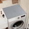 Highdi Housse de Protection pour Machine à Laver Top, Monochrome Coussin de Machine à Laver Antidérapant Housse de Machine à Laver pour Machine à Laver Ou Sèche-Linge (Gris Clair,60x90cm)