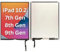 ETech61 For iPad 7th 8th 9th Gen 10.2 LCD Screen Replacement Display Digitizer (A2197 A2198 A2200 A2270 A2428 A2429 A2430 A2602 A2603 A2604 A2605) for iPad 7|8|9 (Not Touch Glass)