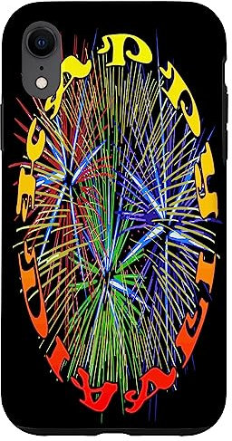 iPhone XR Happy Diwali Light Up The World With Fireworks Red Yellow Case