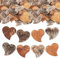ParPix Groß Streudeko Holzherzen 5cm, Birkenholz Deko Herzen Konfetti, Hochzeit Tischdeko, Holzherzen Konfetti Tischdeko, Hochzeitsdeko Tisch Streudeko
