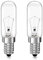 ORNACH® Cooker Hood Bulbs | Pack of 2 | Extractor Fan Light | 40W E14 Screw | Dimmable | Universal Small Screw Cap 220-240V, T25