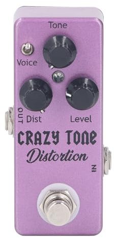 E-Gitarren-Verzerrungspedal, Tone Distance Level-, Effektpedal aus Aluminiumlegierung für Leistung
