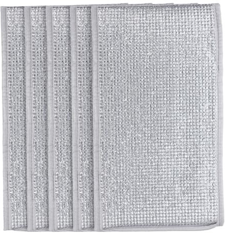 CIMAXIC 5Piezas Cubiertas Aislantes para Macetas de Jardín de Protección para Plantas Invierno y Verano Funda Térmica con Doble para Aislamiento Térmico para Macetas
