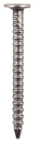 Annular Ring Shank Nails, Bright Self Colour, 20mm-75mm (Pack of 20, 50, 100, 200, 500, 1000) (1000, 25x2.00)