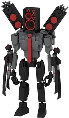 Skibidy Toilet Elite TV Man Elite sound Man Titan Man Building Blocks Set Titan TV Man Multiverse Action Figure Gift for Adults Fans B