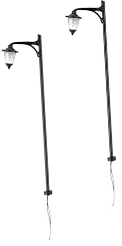 Mini-straßenlaterne 2er-Pack Dekorative Miniaturlampe Für Mikrolandschaft Mini-