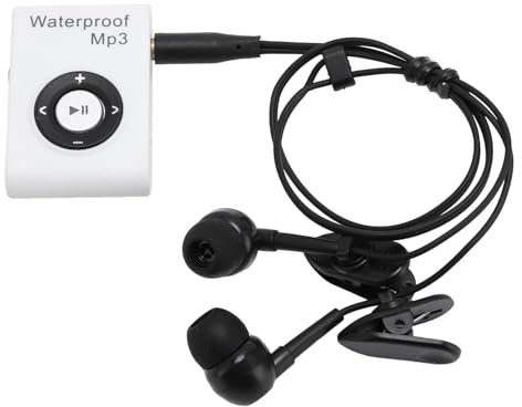 Schwimmen MP3 -Player, 8 GB Speicher IPX8 Water Proof Headphones Multifunktional Tragbarer Unterwassermusik Player mit Clip Zum Tauchen von Surfen Laufen Skifahren Kajakfahren