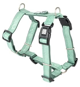 Max & Molly Hundegeschirr Matrix 2.0 Jade/L in H-Form, für Hunde mit Gotcha! Smart ID, Geschirr Hund, Neopren Gepolstert & Reflektierende Nähte - Komfort für deinen treuen Begleiter