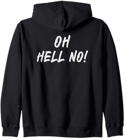 Oh Diavolo No! Felpa con Cappuccio