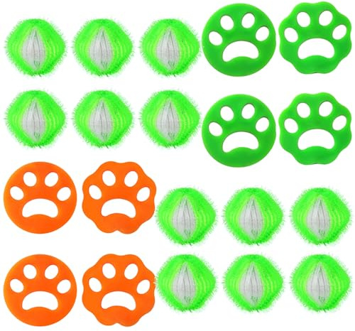 Bolas Atrapa Pelos para Lavadora,Quita Pelos Lavadora,20 Bolas Lavadoras Atrapa Pelo Mascota,Cabello De Captura para Lavadoras