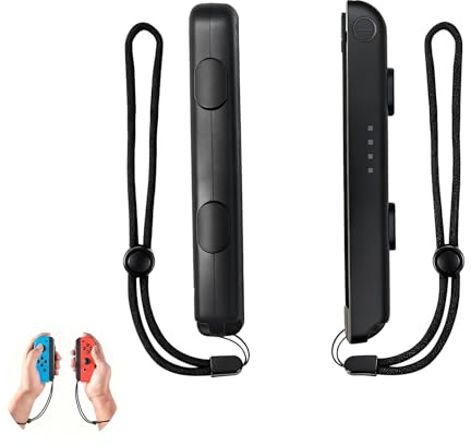 Jecdfs 2er Pack Verstellbare Armbänder mit Joystick Caps für Gaming-Controller – Zubehör für Joy-Con und Original-Controller für ein besseres Spielerlebnis und mehr Komfort