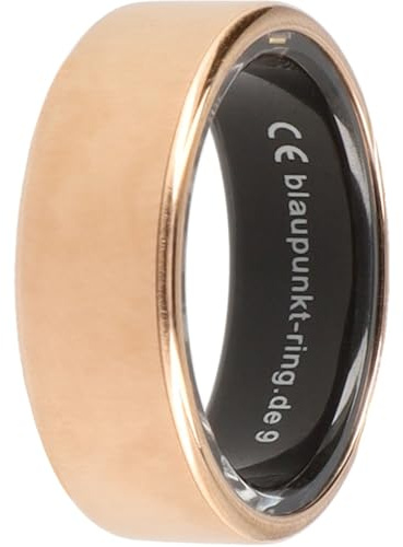Blaupunkt Smart Ring Pro | kein ABO | höchster Datenschutz | Keine Cloudanmeldung | Titan | Schritte, Schlaf, Puls, Blutsauerstoff SpO2, HRV | IP68 | für Android und iOS |