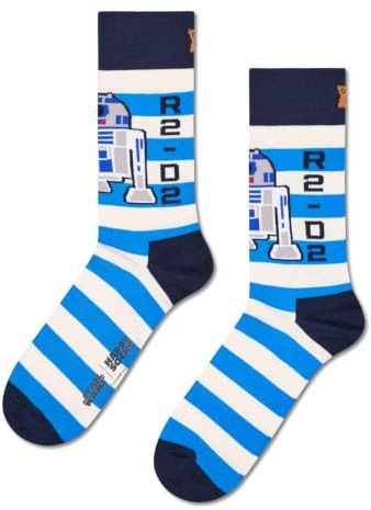 Happy Socks Star Wars Socken und Geschenkboxen mit Ahsoka, Grogu, Mandalorianer, Darth Vader, Yoda und mehr, 36-40 & 41-46