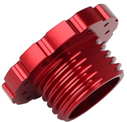 Sorandy Gaming Steering Wheel Adapter Professional Aluminum Real Racing Game Experience for T300 T500 TS PC TS XW, Simple Installation for Gaming Accessories (Red)